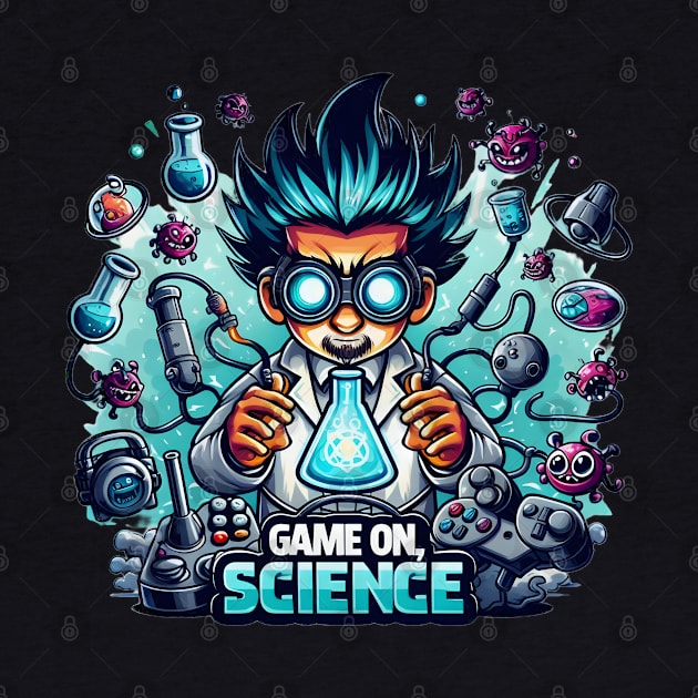 Quantum Gameplay: 'Game On, Science' Illustration by WEARWORLD